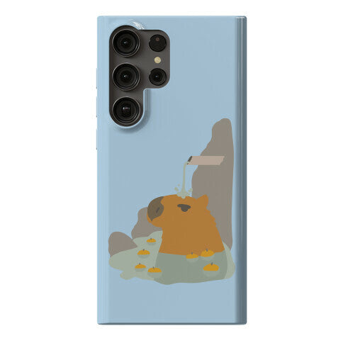 Capybara Hot Spring Phone Case